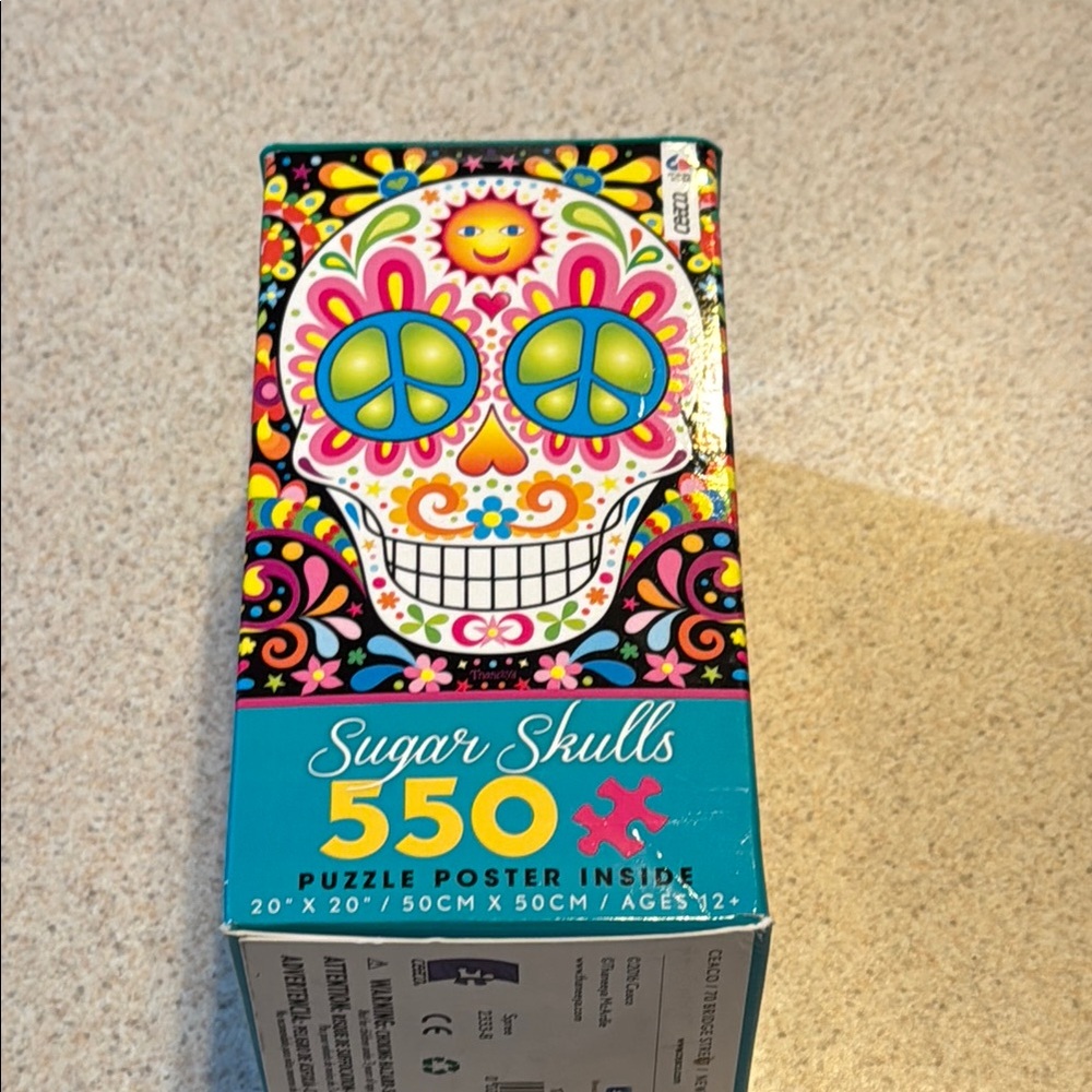 Colorful Sugar Skulls Puzzle